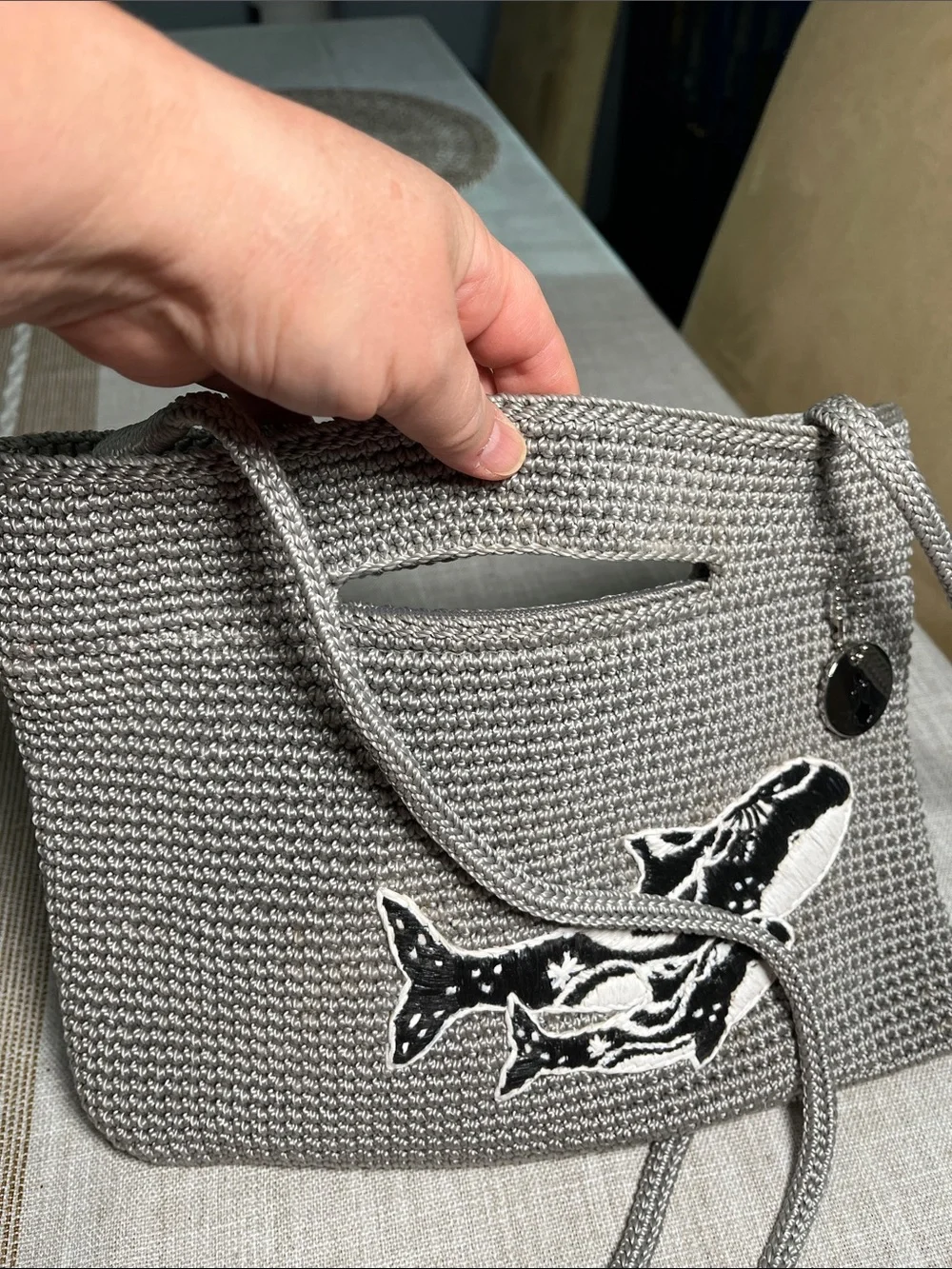 The Sak Oceana Whale Knit convertible Crossbody